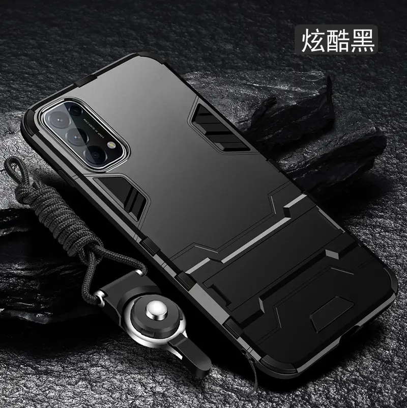 OPPO Reno5k Matte Black All-in-One Protective Case - Image 10