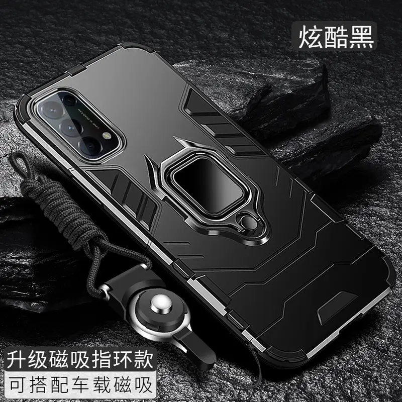 OPPO Reno5k Matte Black All-in-One Protective Case - Image 7