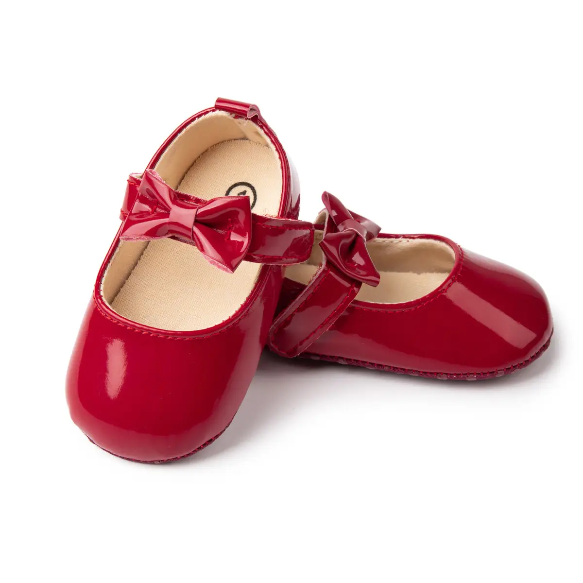 White Bow Soft Sole Toddler Shoes