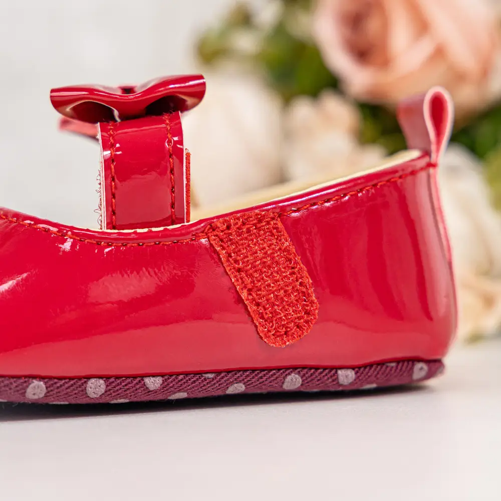 White Bow Soft Sole Toddler Shoes — feature 12