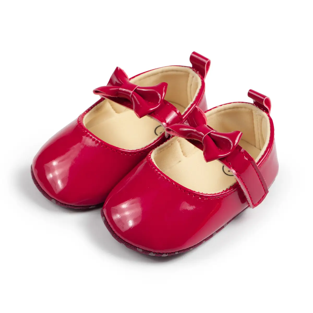 White Bow Soft Sole Toddler Shoes — feature 21