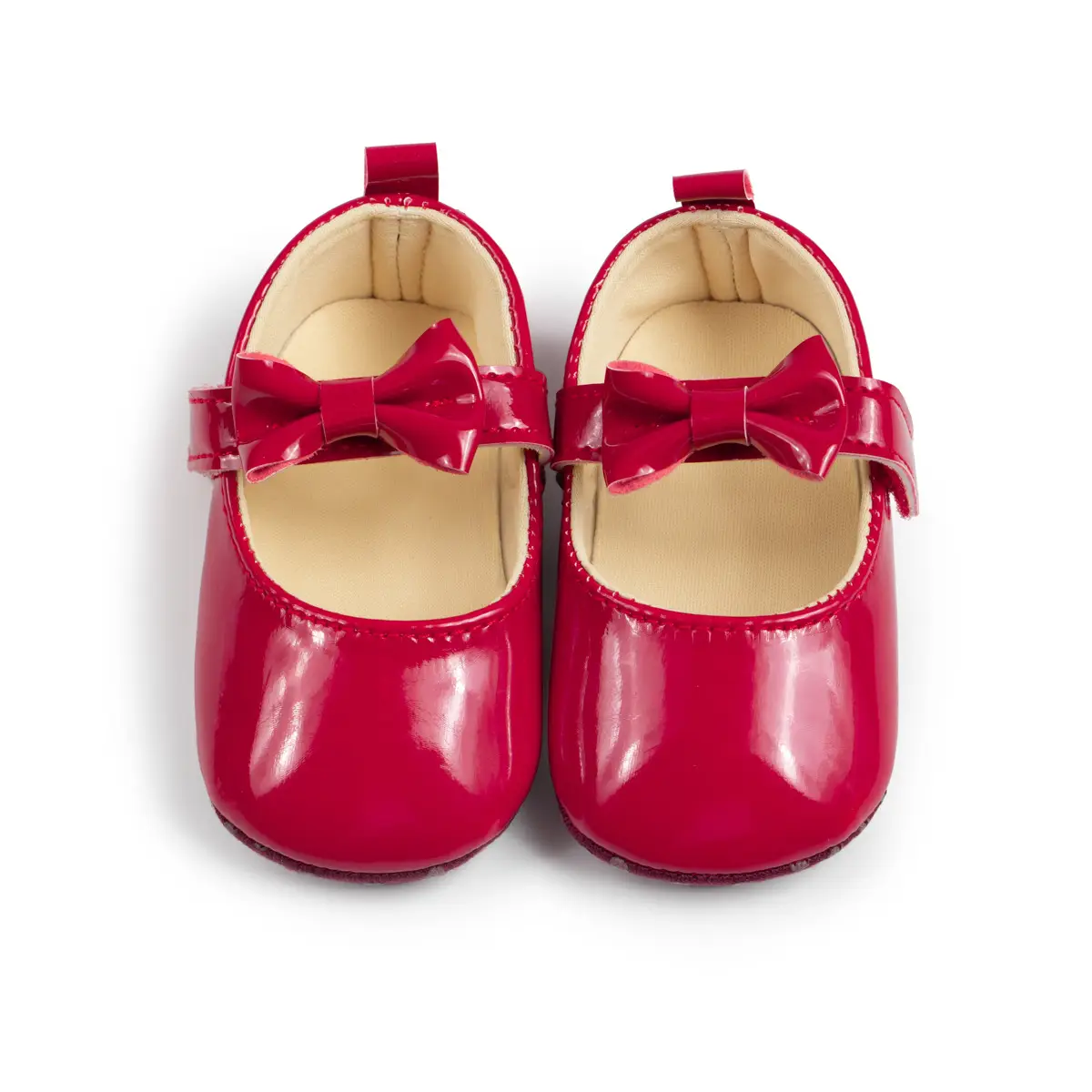 White Bow Soft Sole Toddler Shoes — feature 22