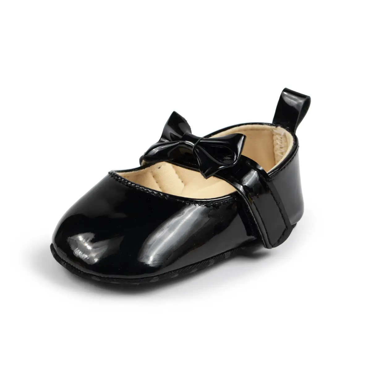 White Bow Soft Sole Toddler Shoes — feature 27