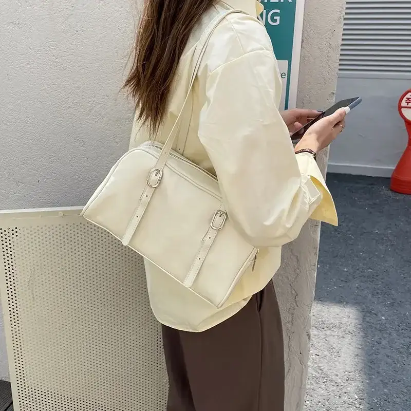 Green Leather Shoulder Bag for Women 2025 - Image 2