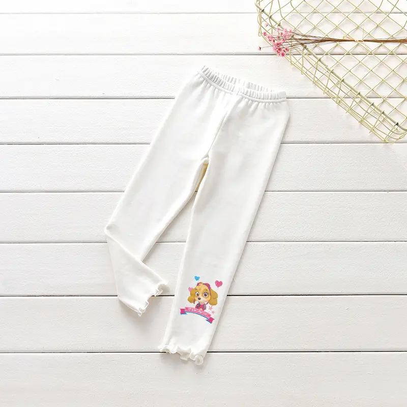 Kids Cartoon Dog Leggings Navy Blue Spring Autumn - Image 10
