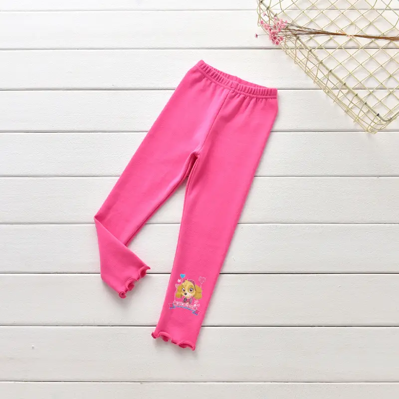 Kids Cartoon Dog Leggings Navy Blue Spring Autumn - Image 7