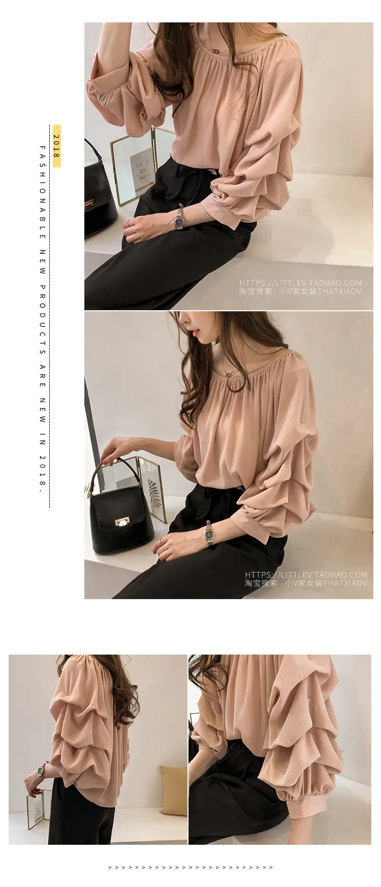 2025 Korean Style Off-Shoulder Chiffon Shirt for Women — feature 8