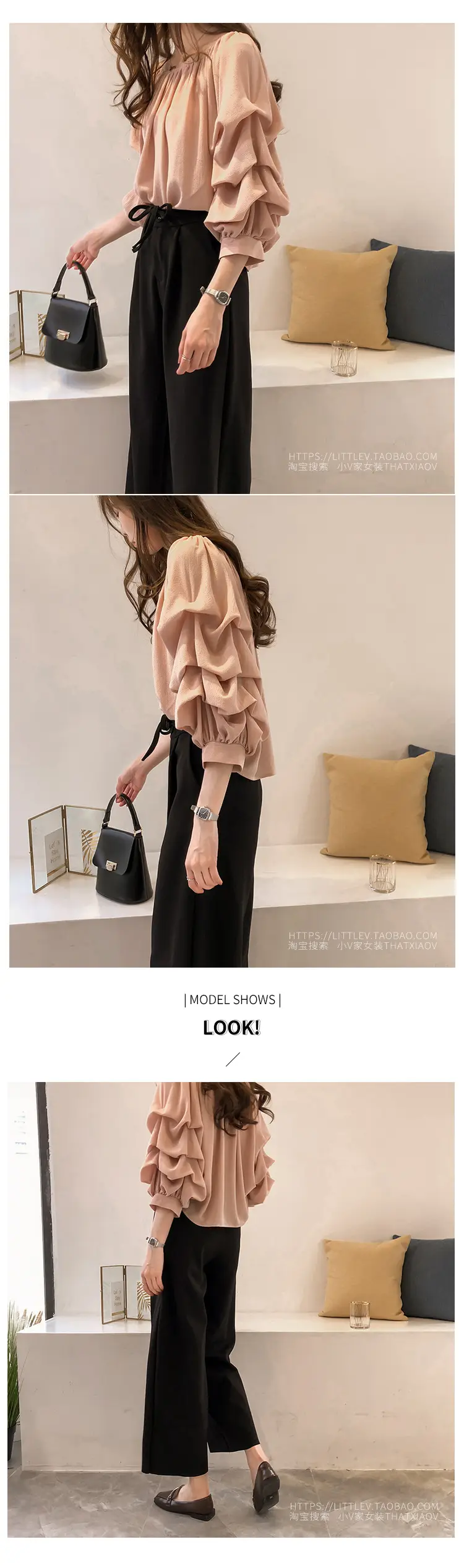2025 Korean Style Off-Shoulder Chiffon Shirt for Women — feature 9