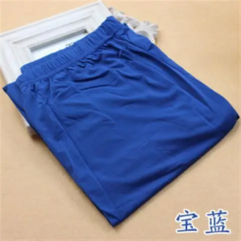 2023 Women's Pink Cropped Ice Silk Leggings Large - Image 12