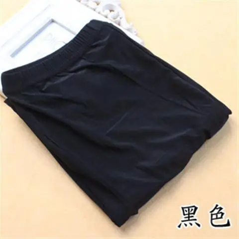 2023 Women's Pink Cropped Ice Silk Leggings Large - Image 4