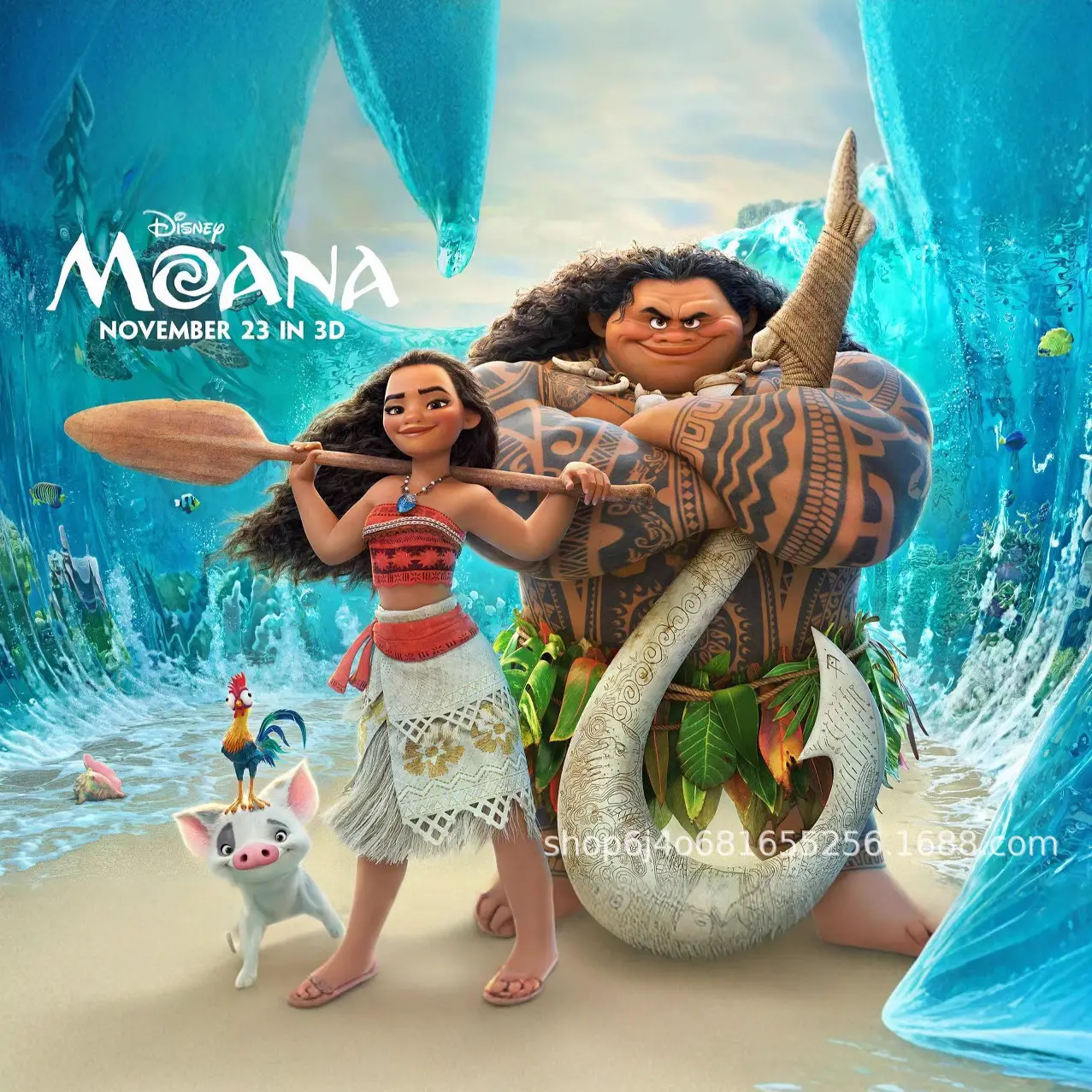 Blue Moon Moana Moana Moyana Cosplay Necklace