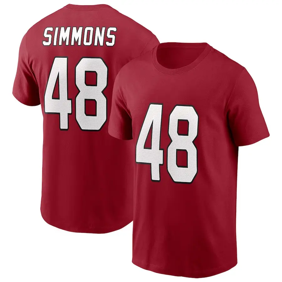 Hopkins 10 NFL Football T-Shirt Red Large - Image 16
