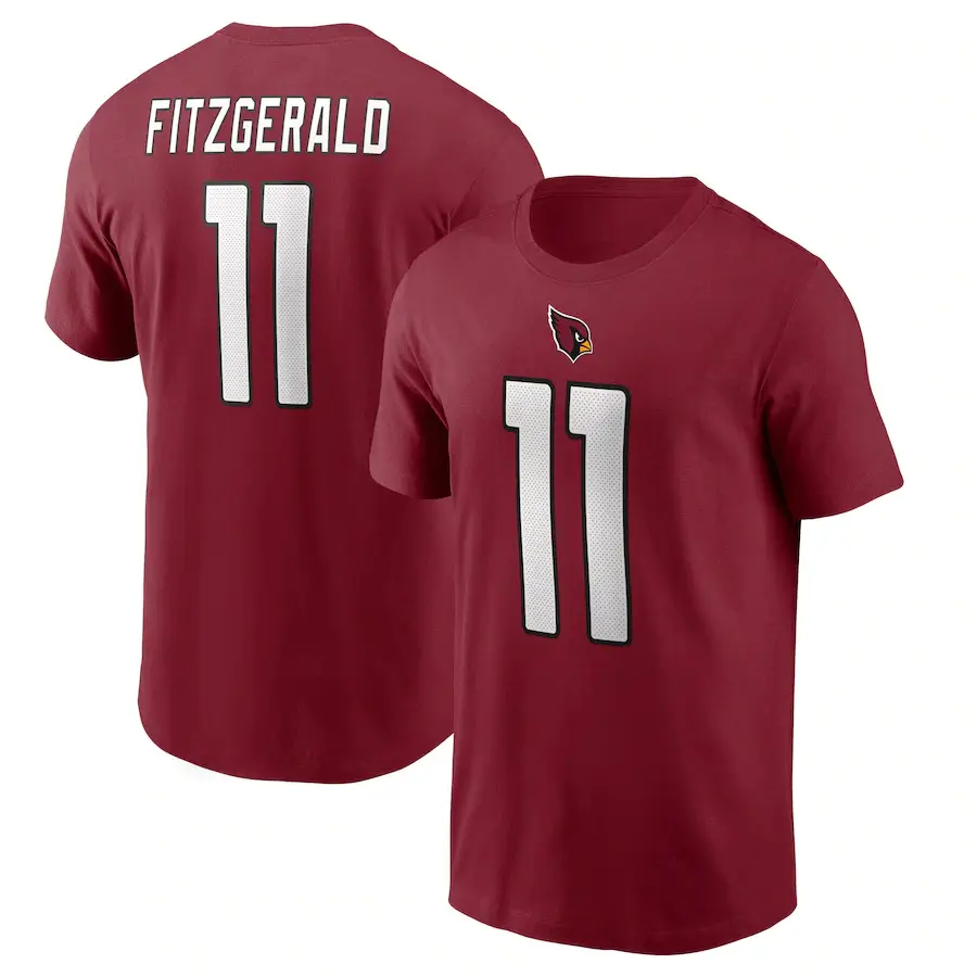 Hopkins 10 NFL Football T-Shirt Red Large - Image 7