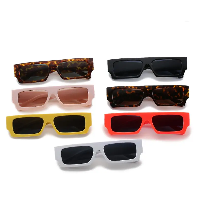 Orange Square Sunglasses for Men Women 2021 - Image 9