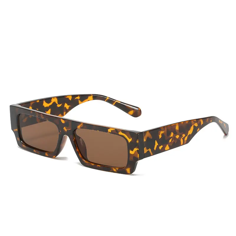Orange Square Sunglasses for Men Women 2021 - Image 3