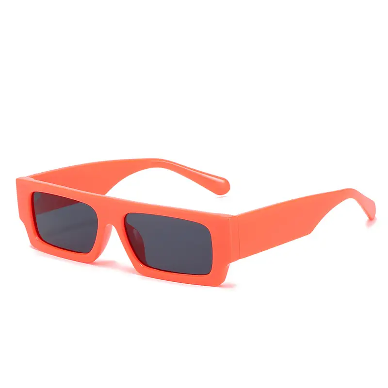 Orange Square Sunglasses for Men Women 2021 - Image 4