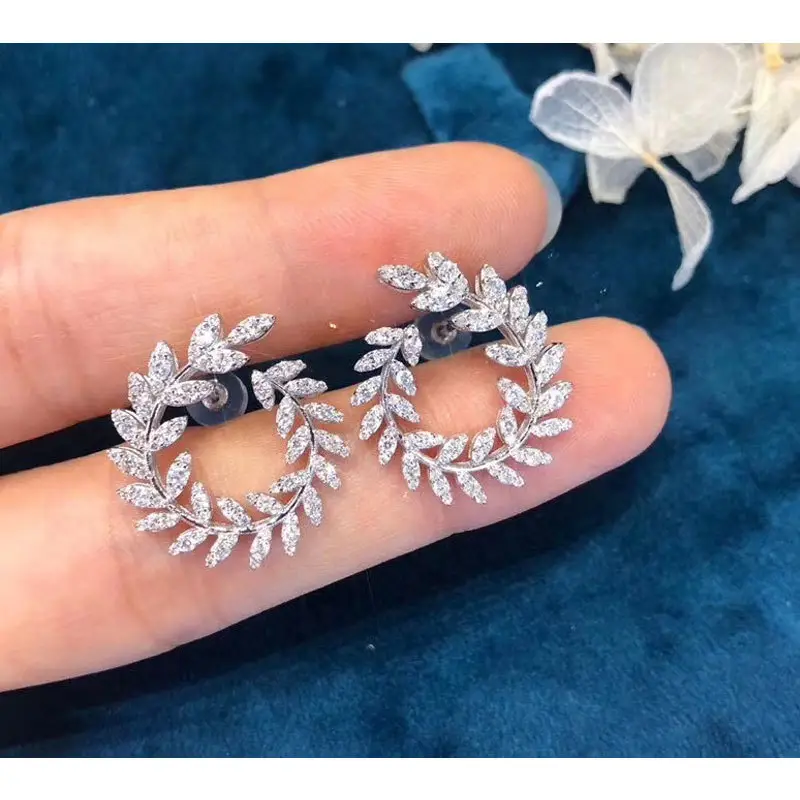 Greek Goddess Diamond Earrings Set for Women - Image 2