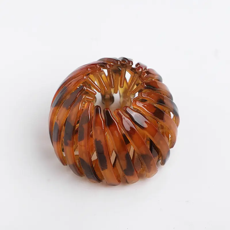 Leopard Print Flocking Hairpin for Girls - Image 3