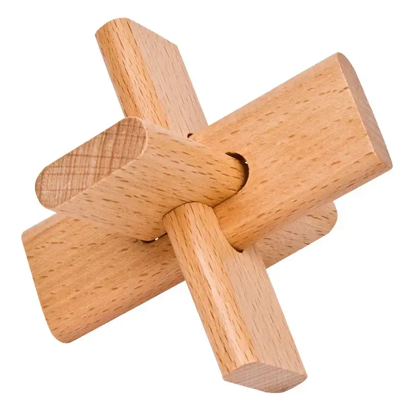 Wooden Kong Ming Lock Set for Kids Educational Toy - Image 15