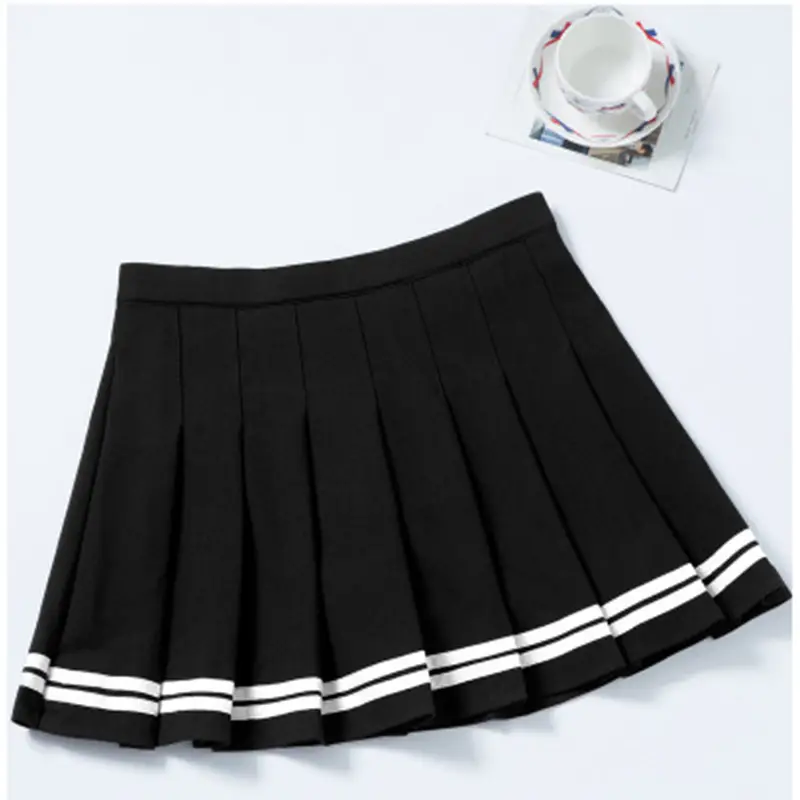 Pink Pleated Skirt for Women Summer Autumn Winter - Image 2