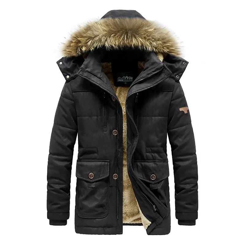 Men's Black Puffer Work Vest with Logo & Multi-Flap Pockets — feature 3