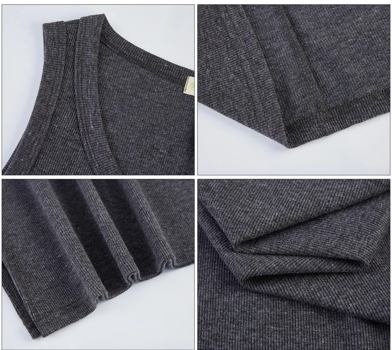 Vest Dress 2025 Summer Sleeveless Solid Color Cotton Tight Waist Slimming Elegant Button Dress — feature 7