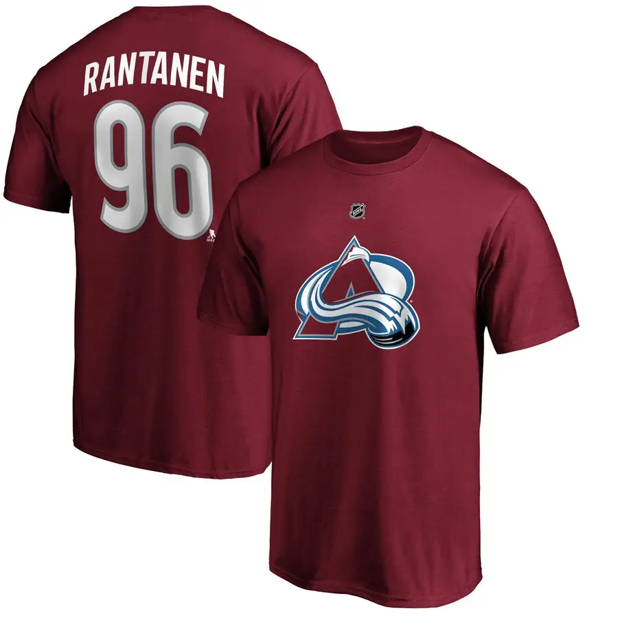 NHL Avalanche Maroon T-Shirt Large - Image 9