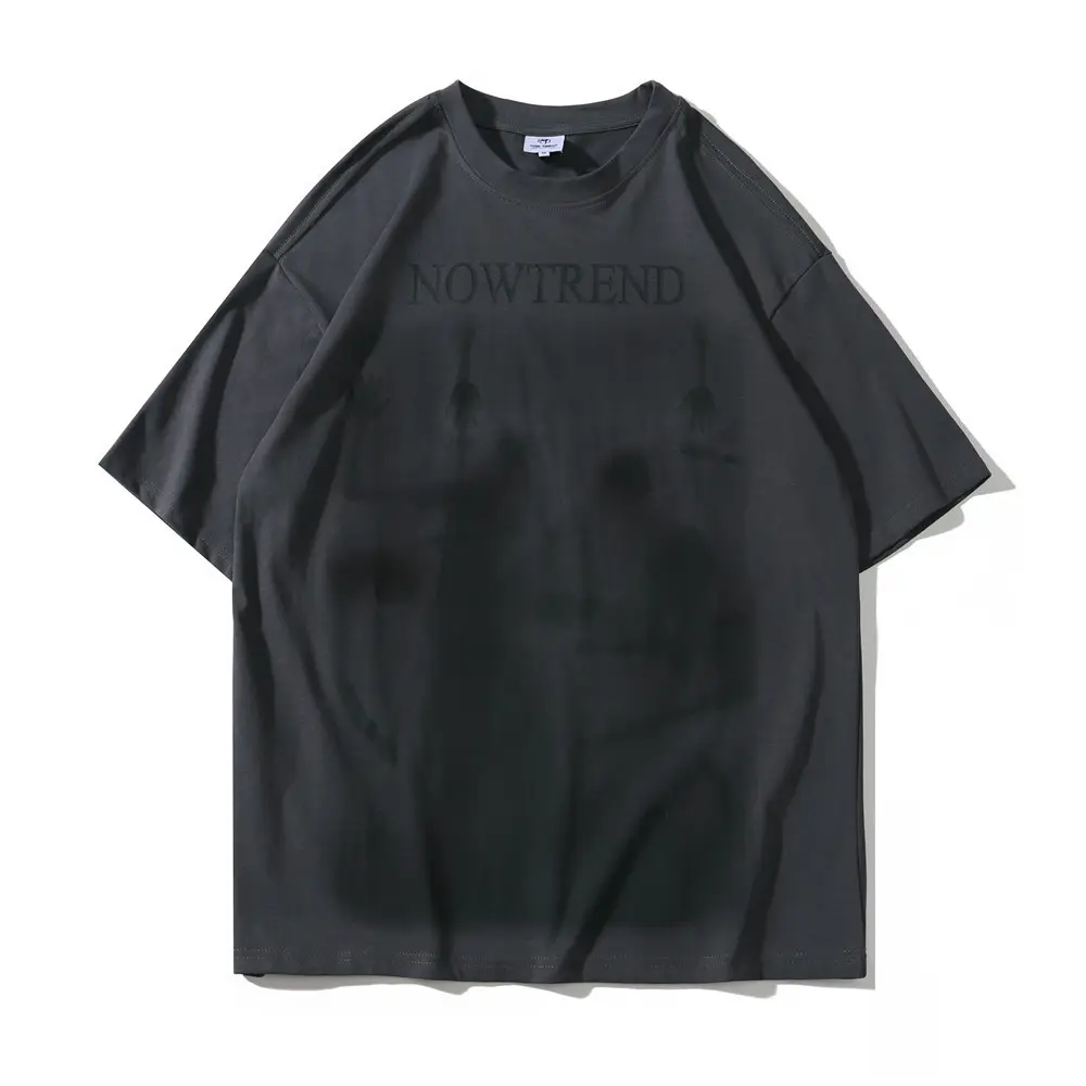 Men's Printed T-Shirt White Round Neck Half Sleeve - Image 7