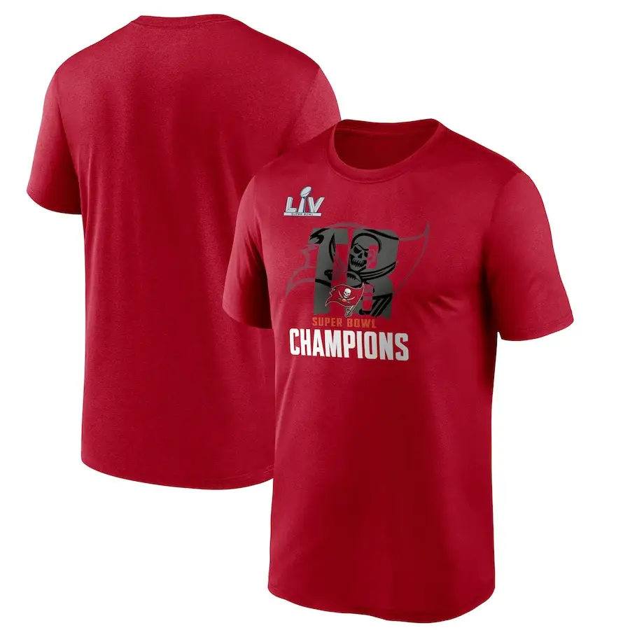 Men's Red Fournette 28 NFL Rugby T-Shirt - Image 11