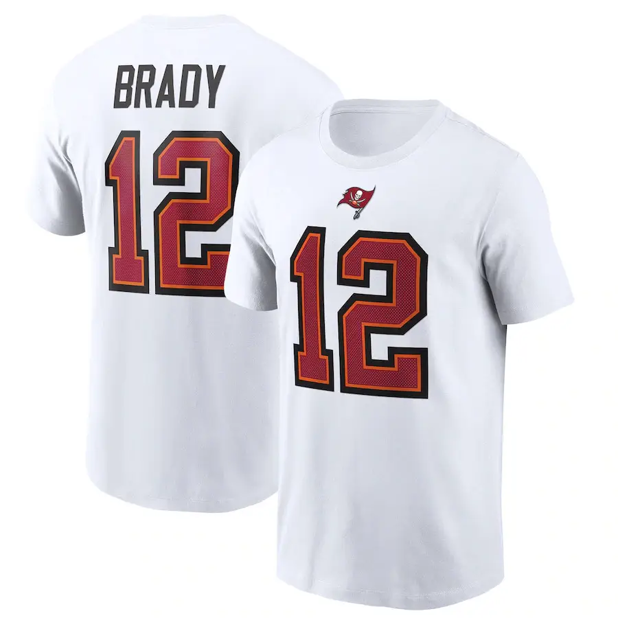 Men's Red Fournette 28 NFL Rugby T-Shirt - Image 2