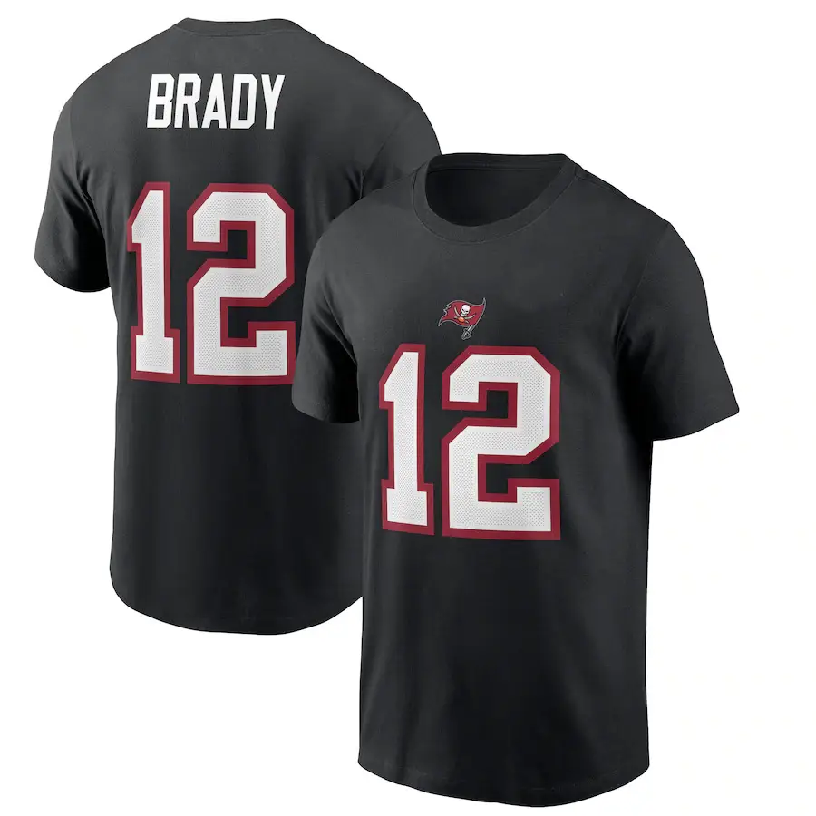 Men's Red Fournette 28 NFL Rugby T-Shirt - Image 9