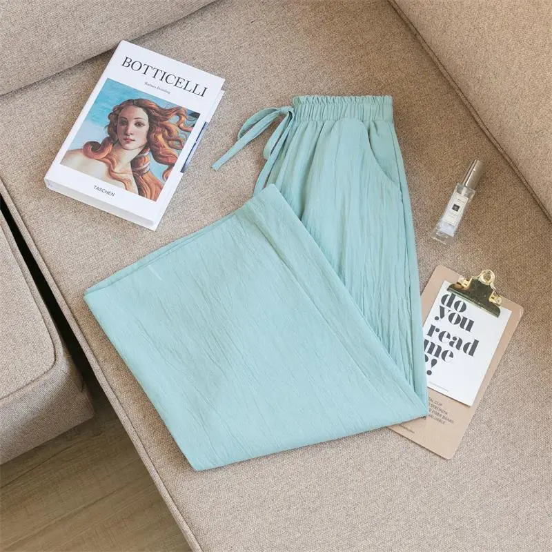 Women Wide Leg Pants Cotton Linen Summer Loose Fit 2022 - Image 15