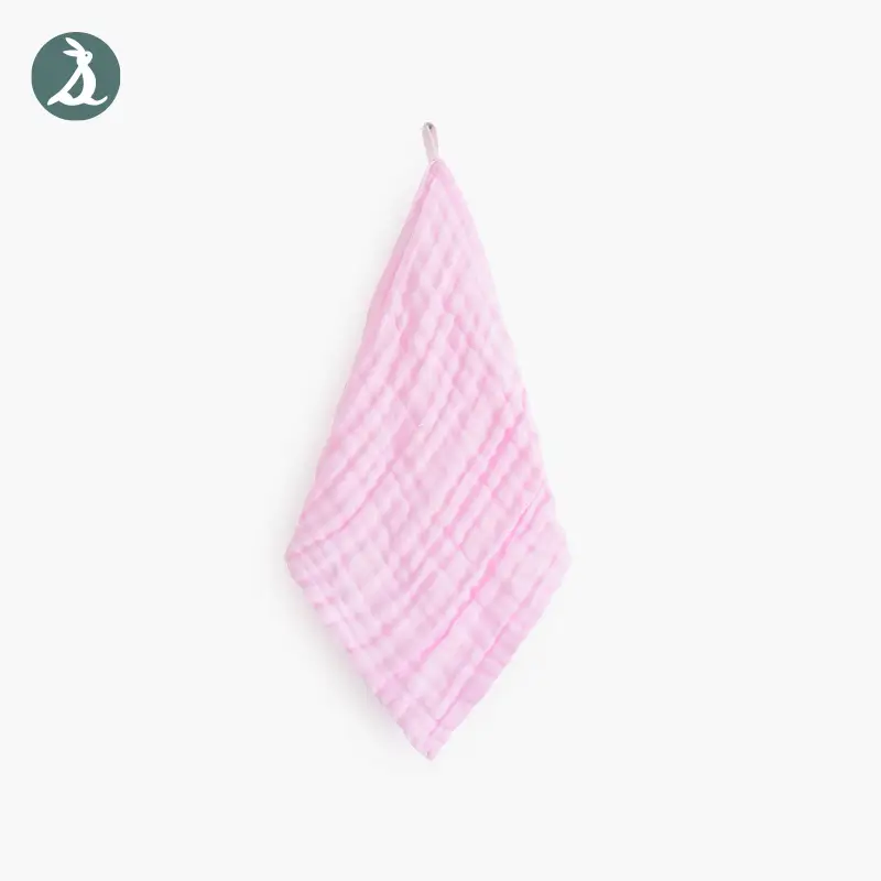 Pink Cotton Towel for Babies 5 Pack Small - Image 3