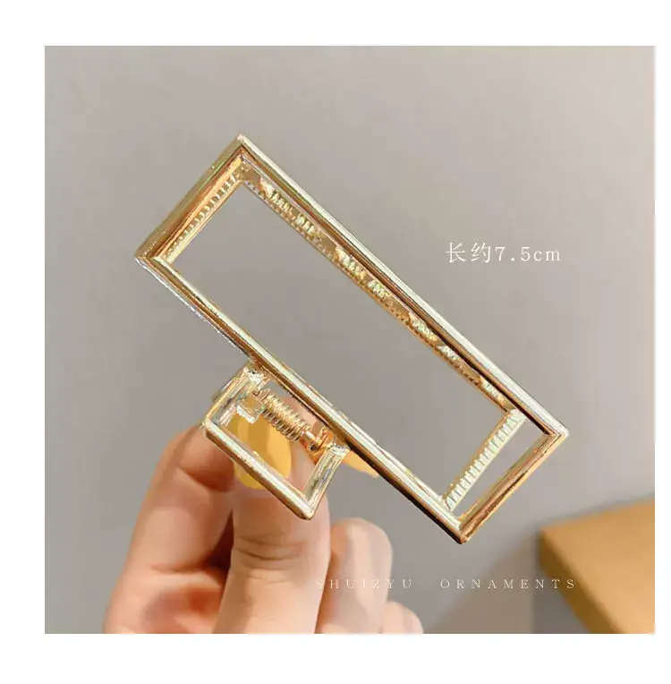 Elegant Gold Shark Clip Hair Grab for Women 11cm — feature 26