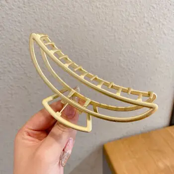 Elegant Gold Shark Clip Hair Grab for Women 11cm - Image 15