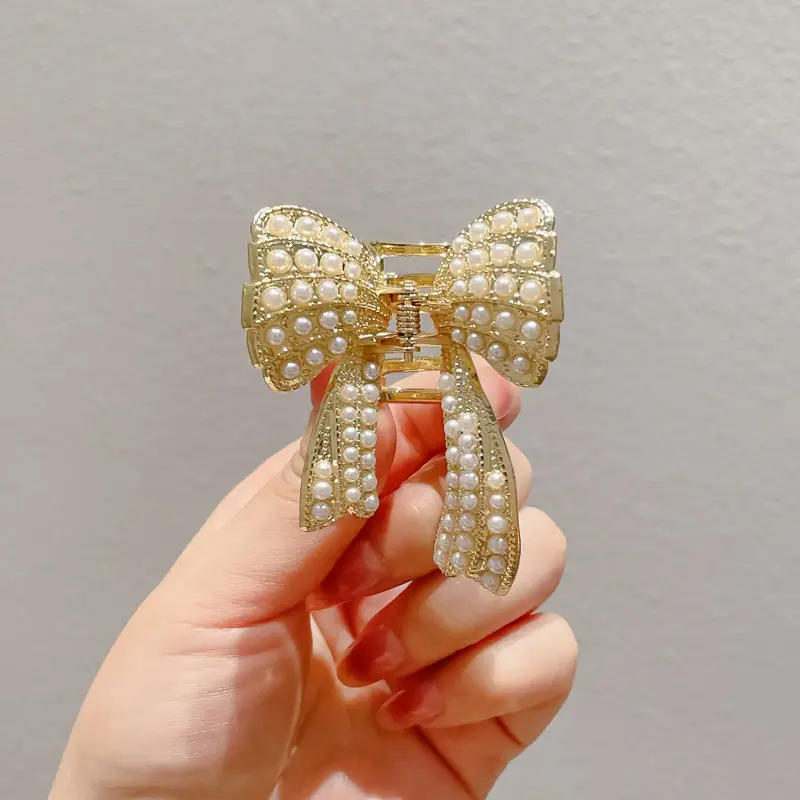 Elegant Gold Shark Clip Hair Grab for Women 11cm - Image 20