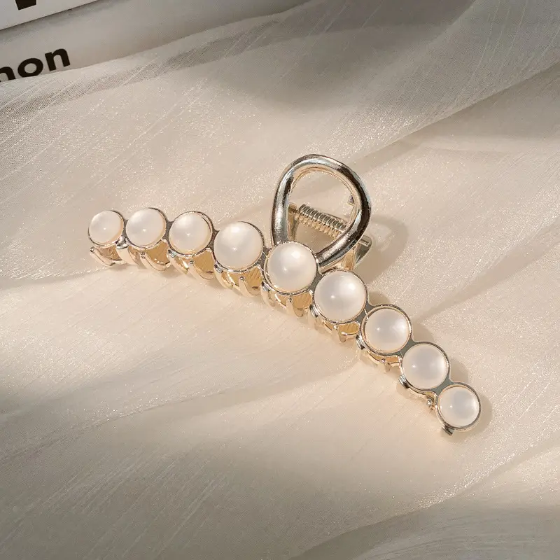 Elegant Gold Shark Clip Hair Grab for Women 11cm - Image 7