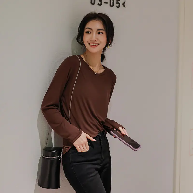 Long Sleeve T-Shirt for Women Spring Autumn Wear