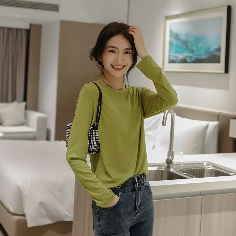 Long Sleeve T-Shirt for Women Spring Autumn Wear