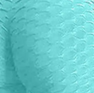 Tight Blue Hip Bubble Yoga Pants Large Size