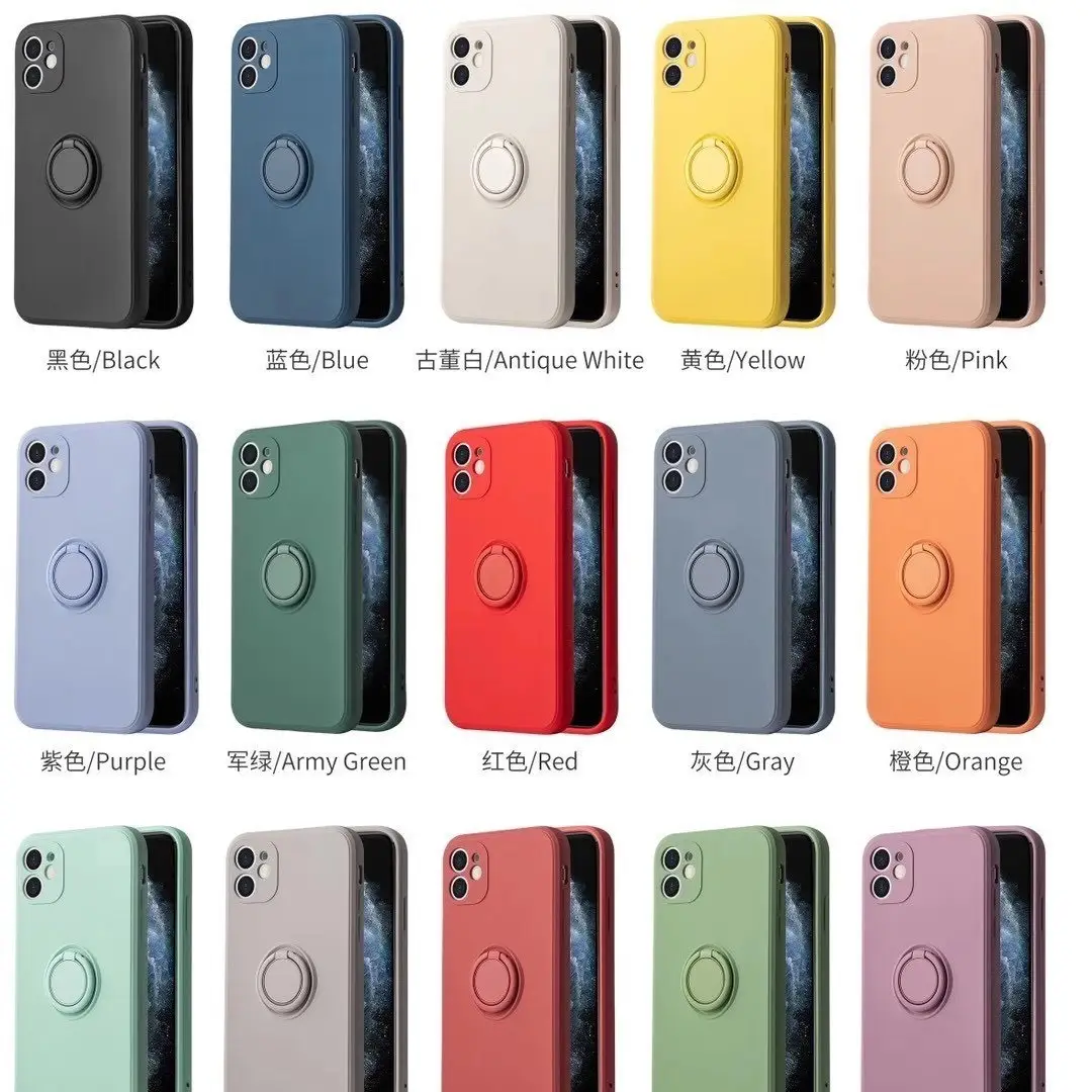 Liquid Silicone Phone Case with Magnetic Mount