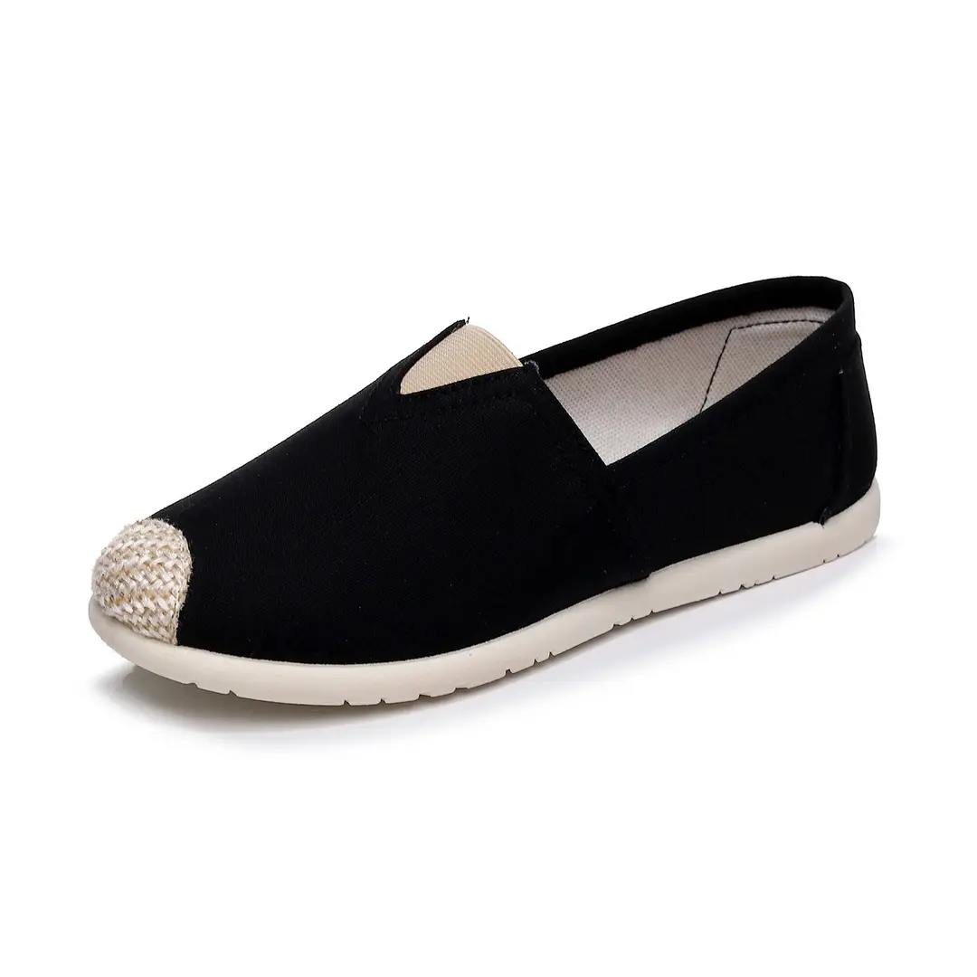 2026 Spring New Style Old Beijing Cloth Shoes Versatile Soft Sole Slip-On Women's Canvas Shoes Thick Sole Fisherman Shoes - Image 22