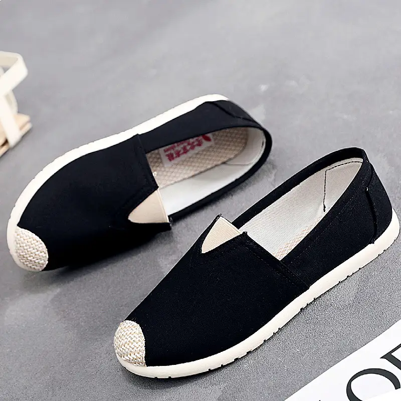 2026 Spring New Style Old Beijing Cloth Shoes Versatile Soft Sole Slip-On Women's Canvas Shoes Thick Sole Fisherman Shoes - Image 12