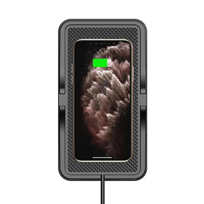 Qi 2-in-1 Wireless Charger & Phone Holder for Car - Image 7