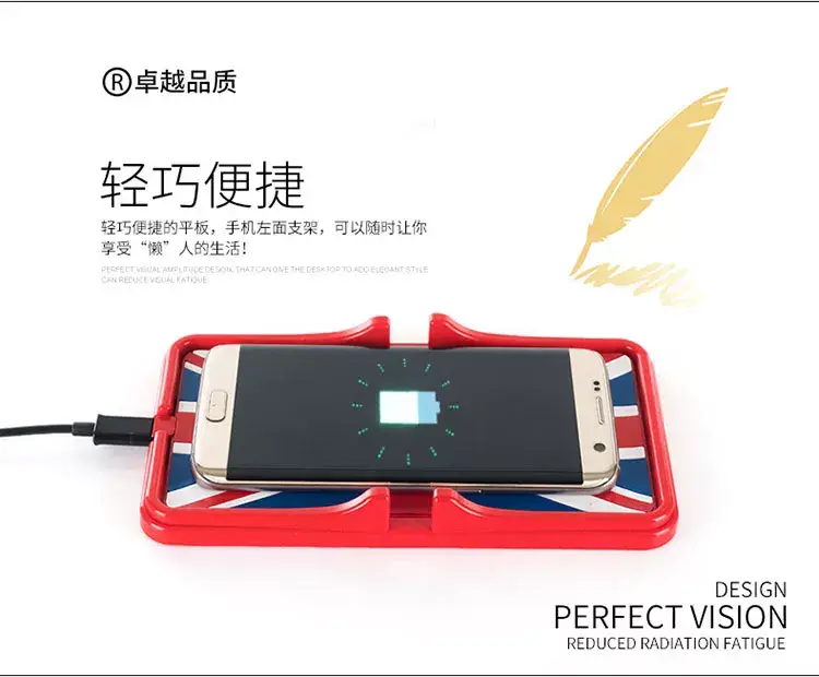 Qi 2-in-1 Wireless Charger & Phone Holder for Car — feature 11