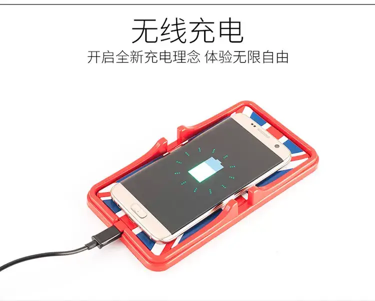 Qi 2-in-1 Wireless Charger & Phone Holder for Car — feature 4