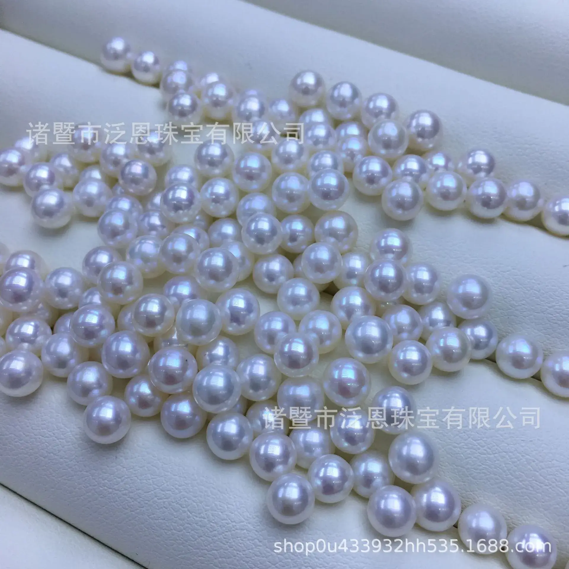 5-5.5mm Freshwater Ak Naked Pearl Beads 5A Strong Light