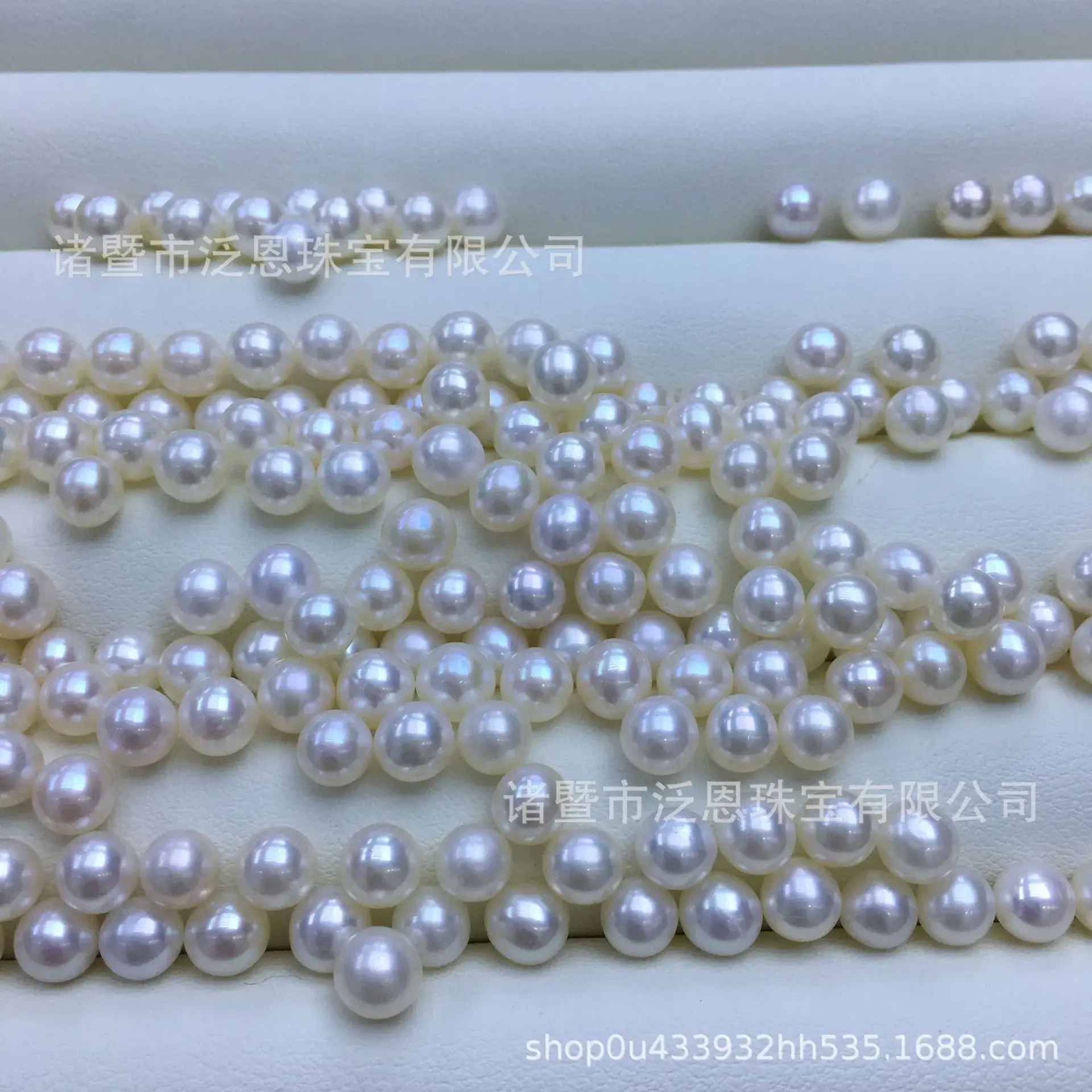 5-5.5mm Freshwater Ak Naked Pearl Beads 5A Strong Light