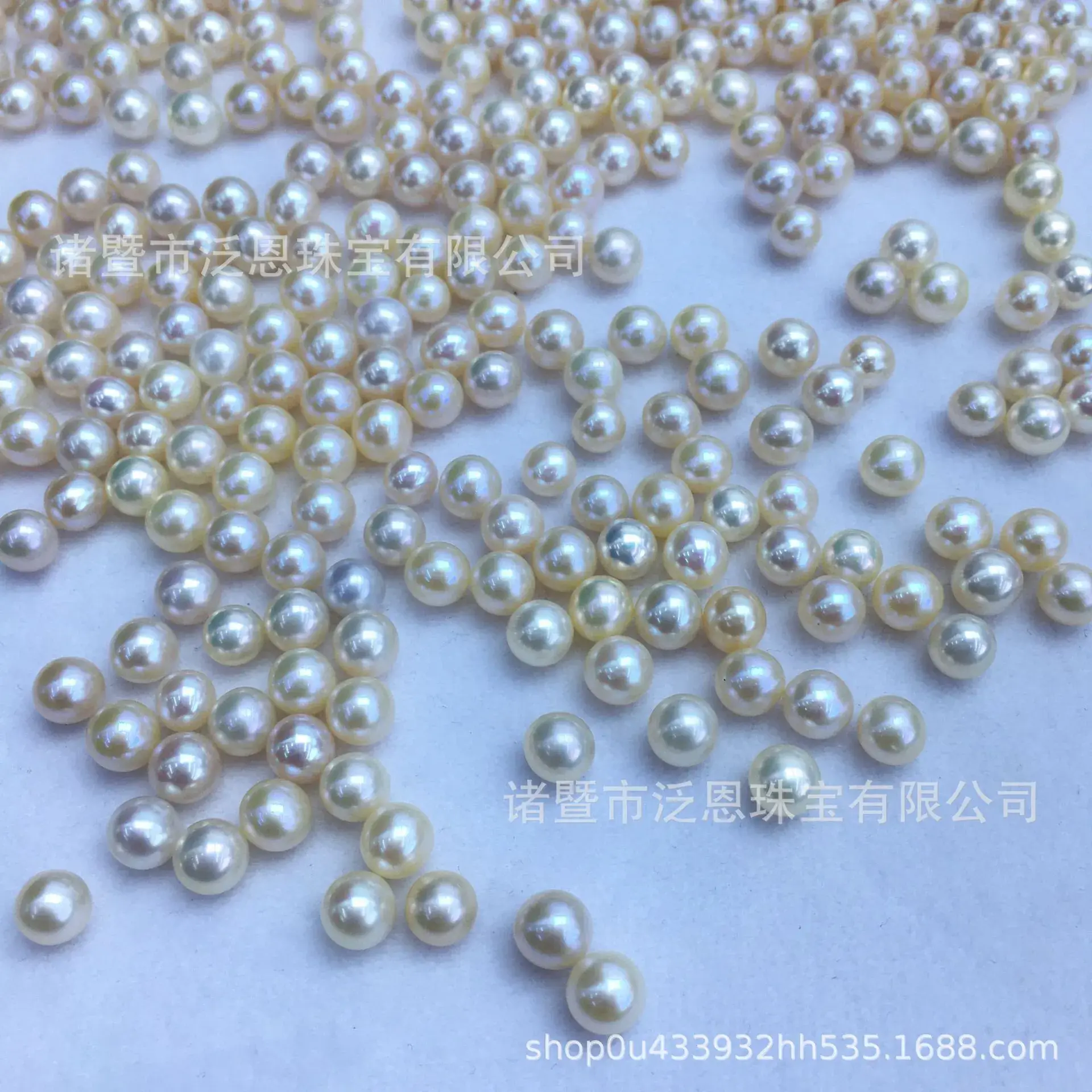5-5.5mm Freshwater Ak Naked Pearl Beads 5A Strong Light