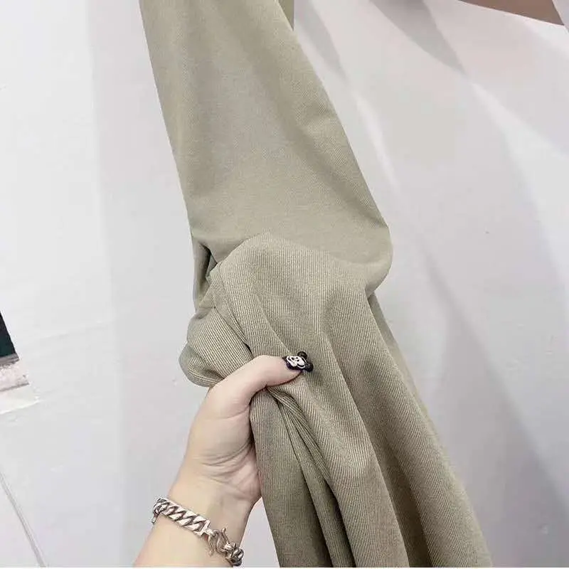 Ice Silk Wide Leg Pants Slim Fit Women - Image 5